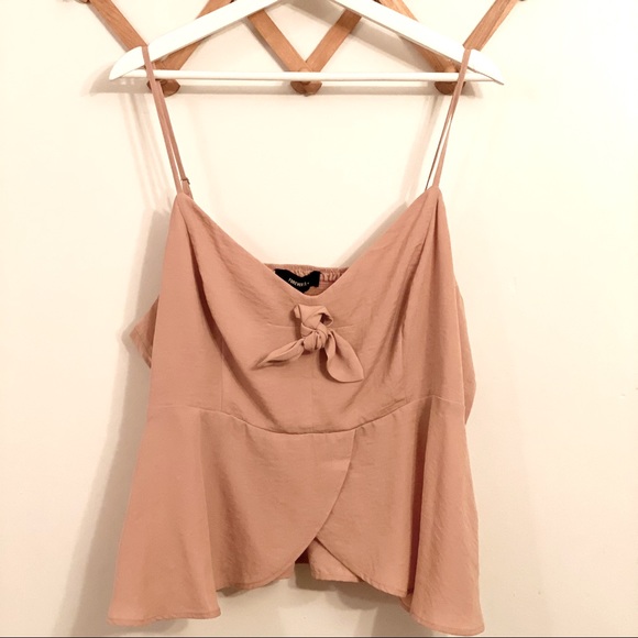 NWT F21 Plus Flowy Pink Tulip Hem Camisole - Picture 5 of 9